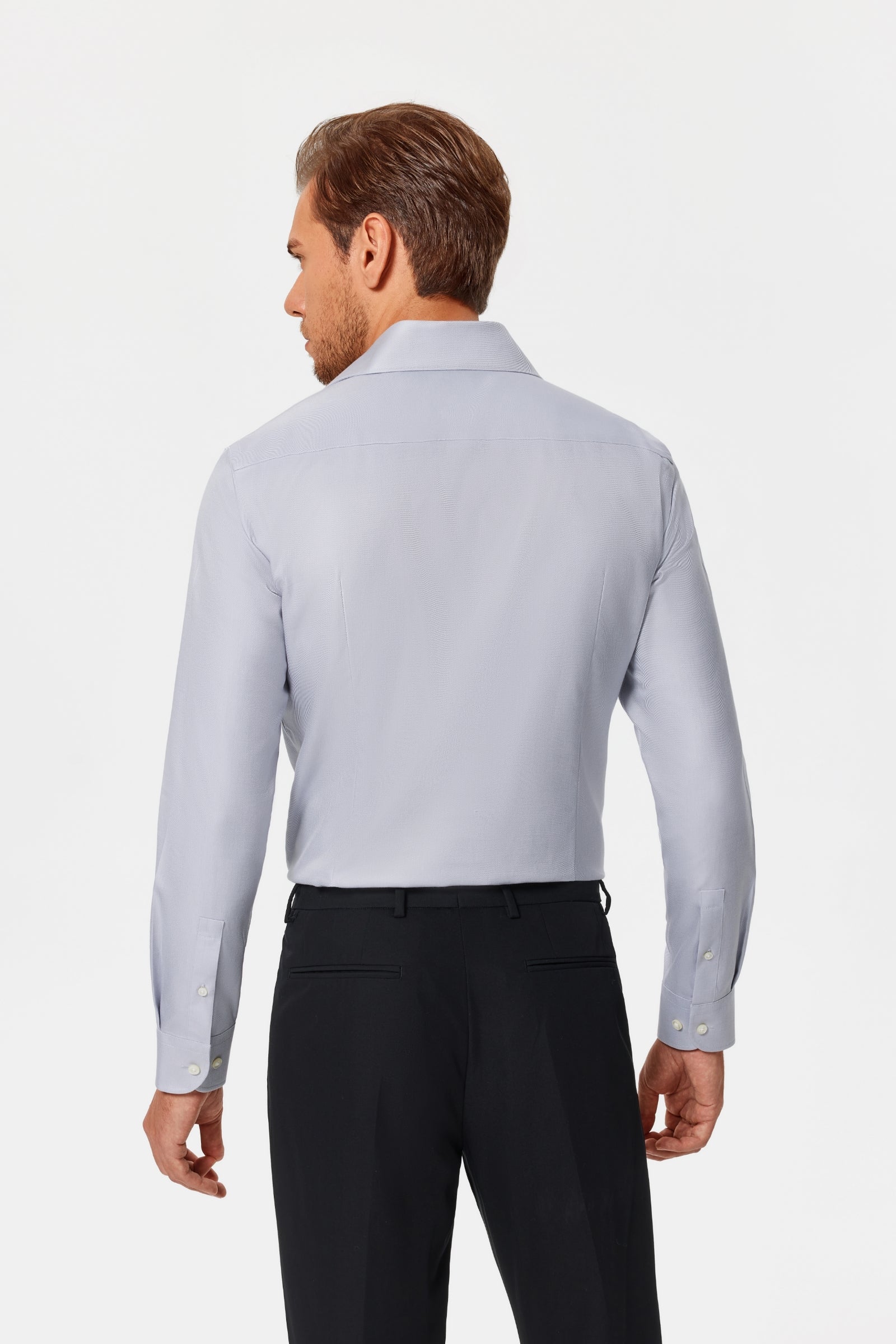 Riskin Light Blue Lucious Non-Iron Shirt