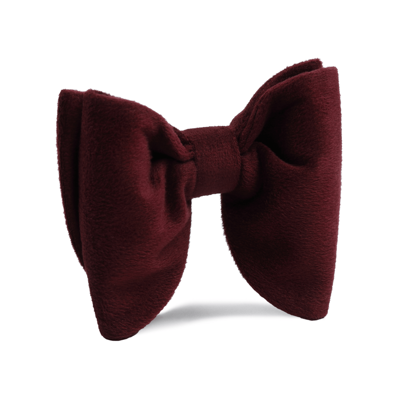 Bond Burgundy Velvet Butterfly Bow Tie