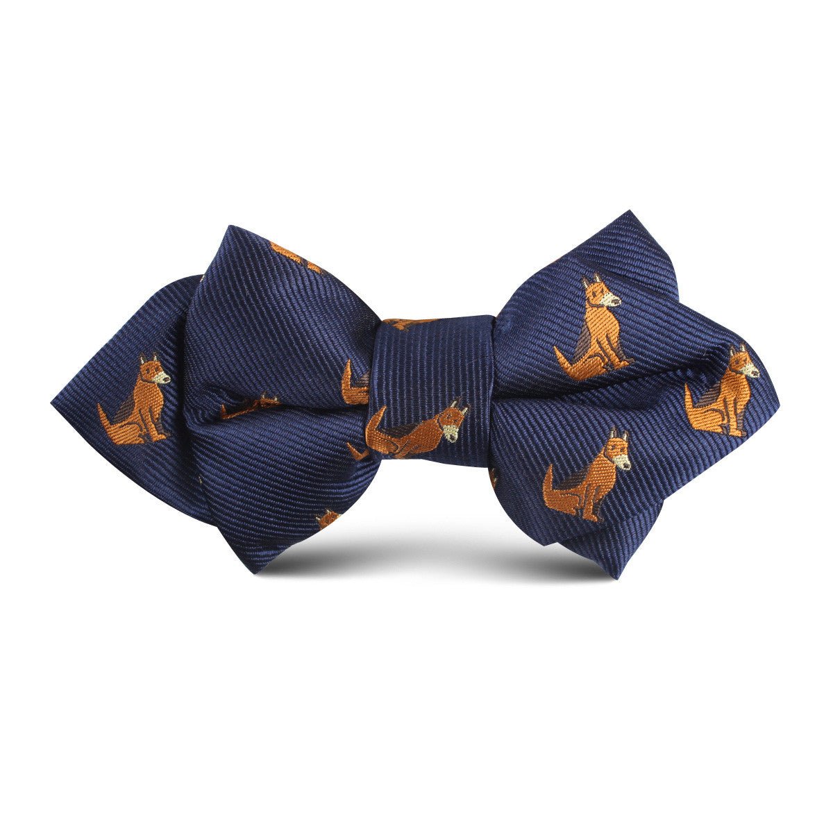 German Shepherd Dog Kids Diamond Bow Tie