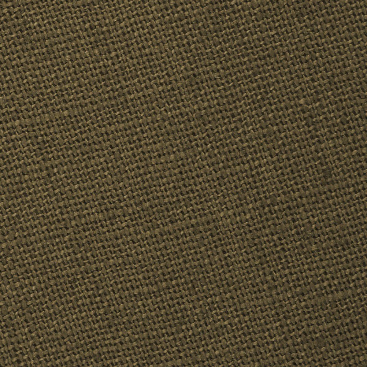 Dry Green Khaki Linen Pocket Square