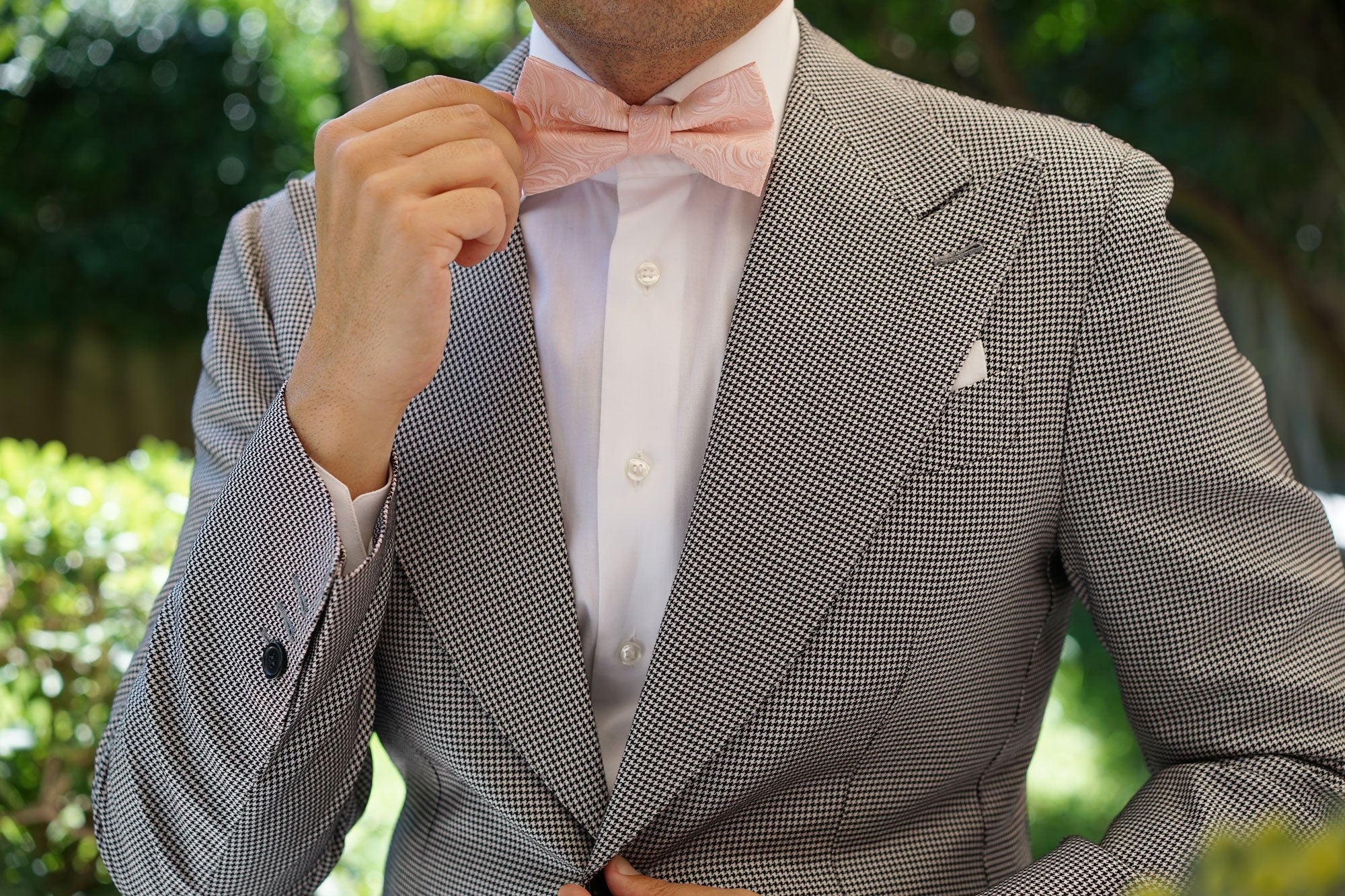 Blush Pink Khamsin Bow Tie