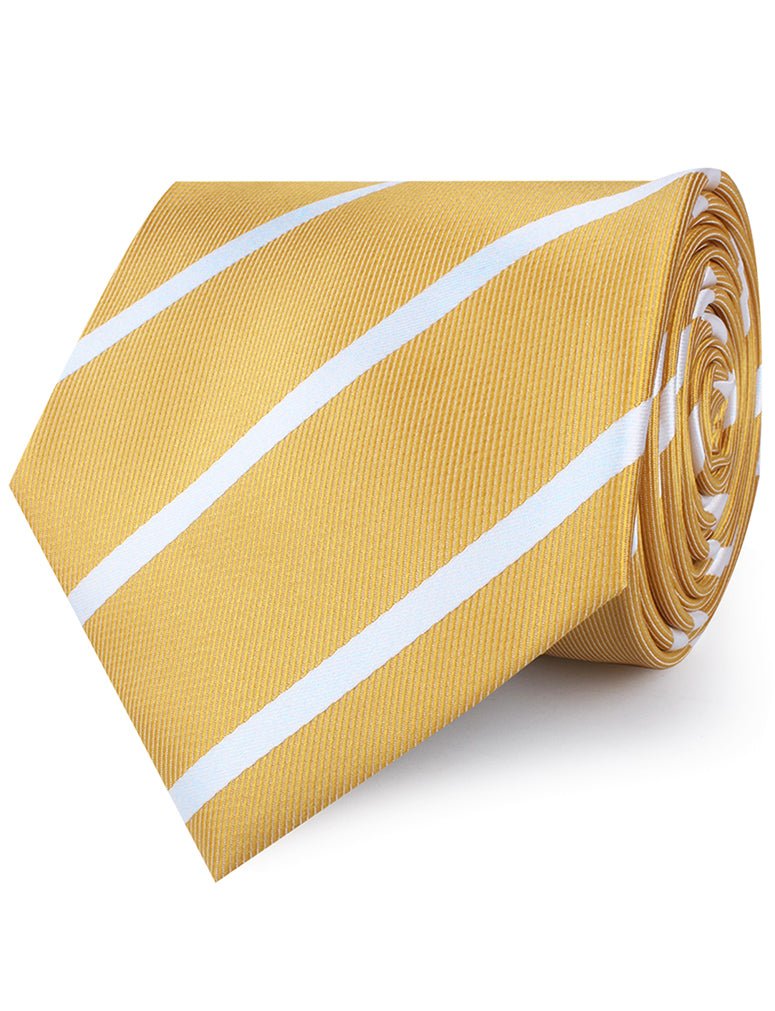 Gold Striped Necktie