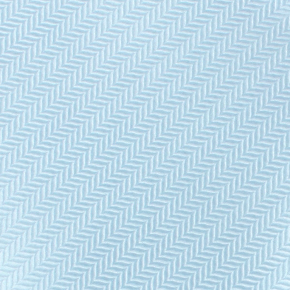 Baby Blue Herringbone Chevron Pocket Square