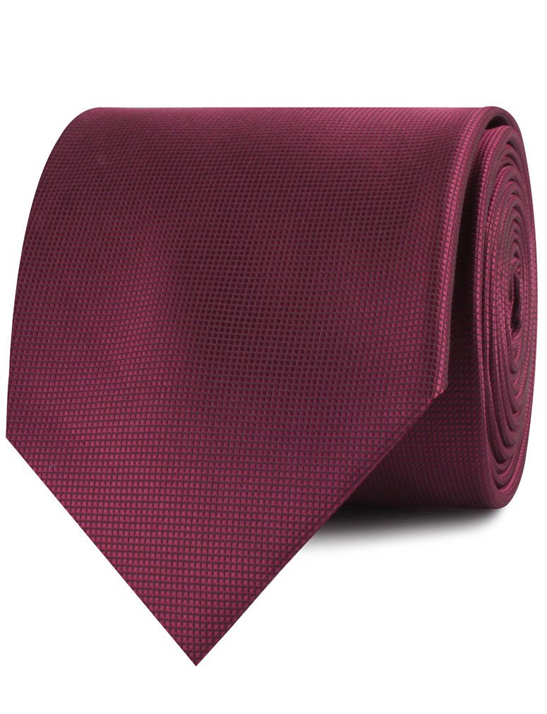 Budapest Burgundy Diamond Necktie