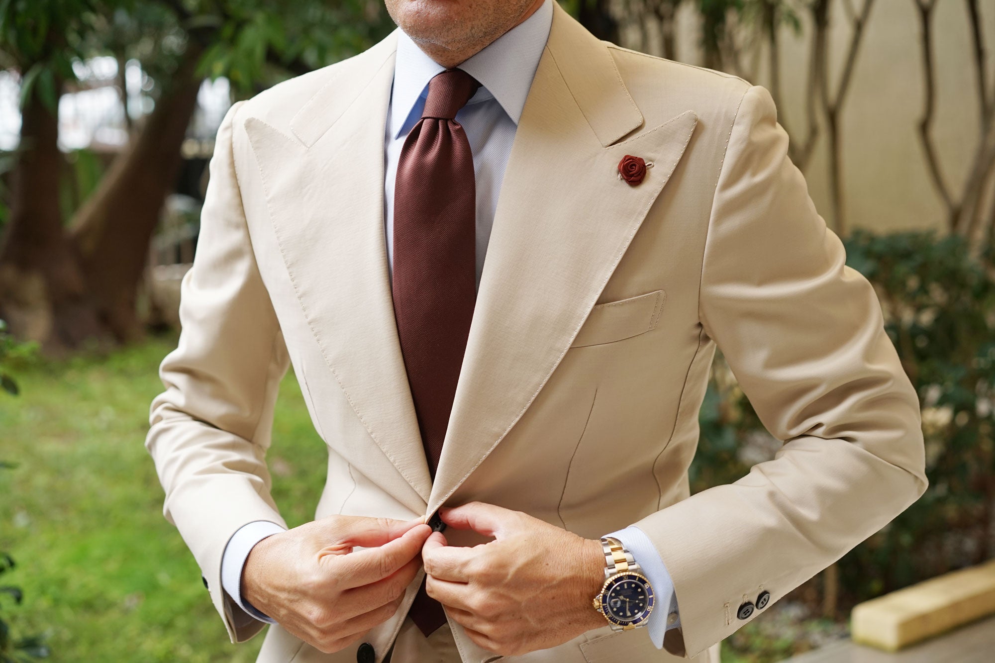 Oak Brown Lapel