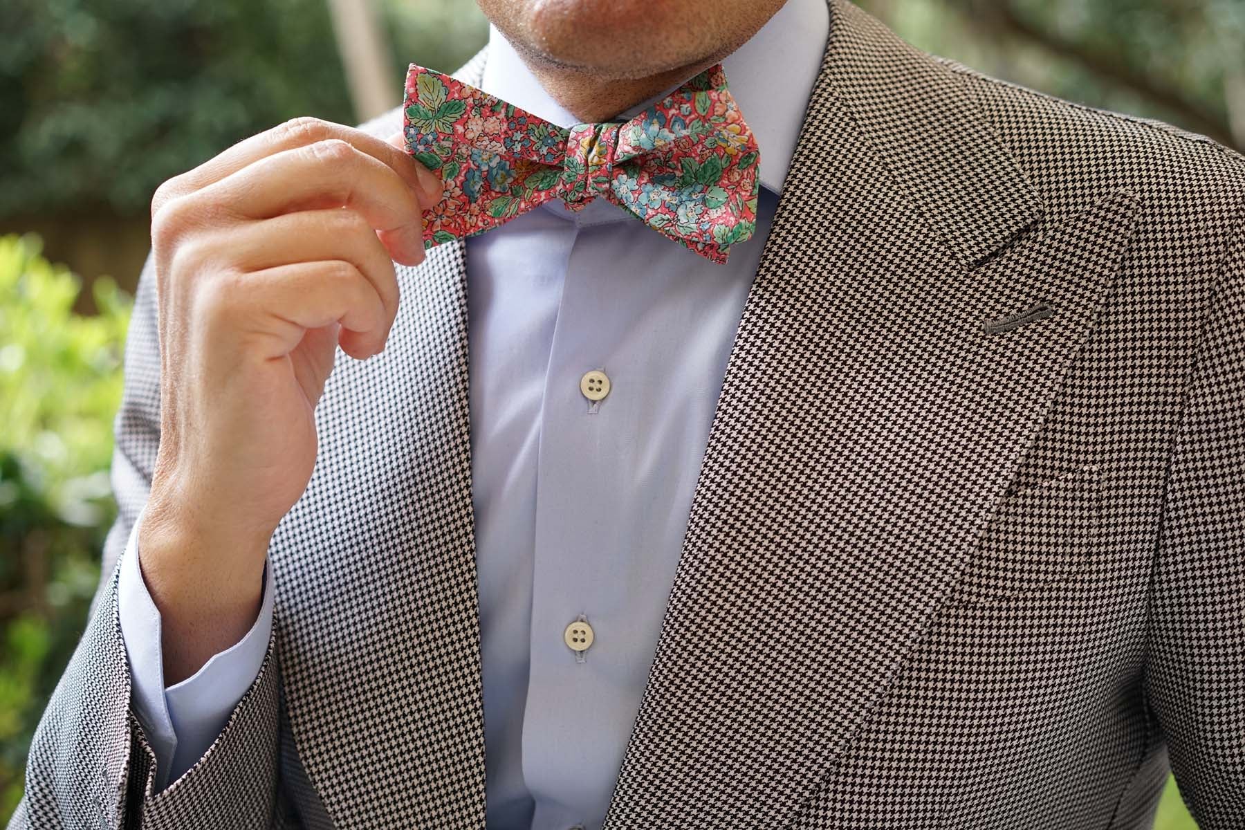 Gardens of Versailles Floral Self Bow Tie