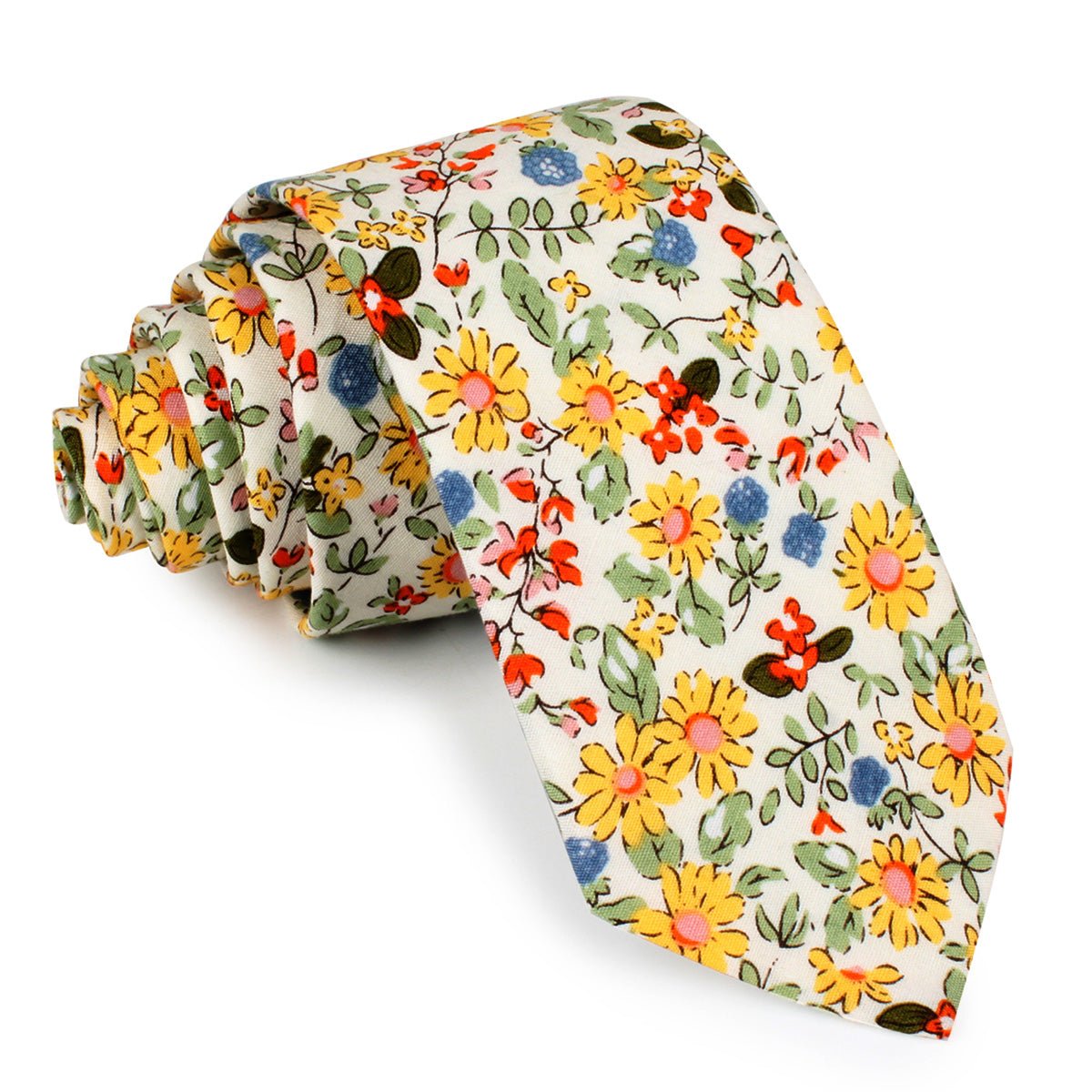 Belle Danser Floral Skinny Tie