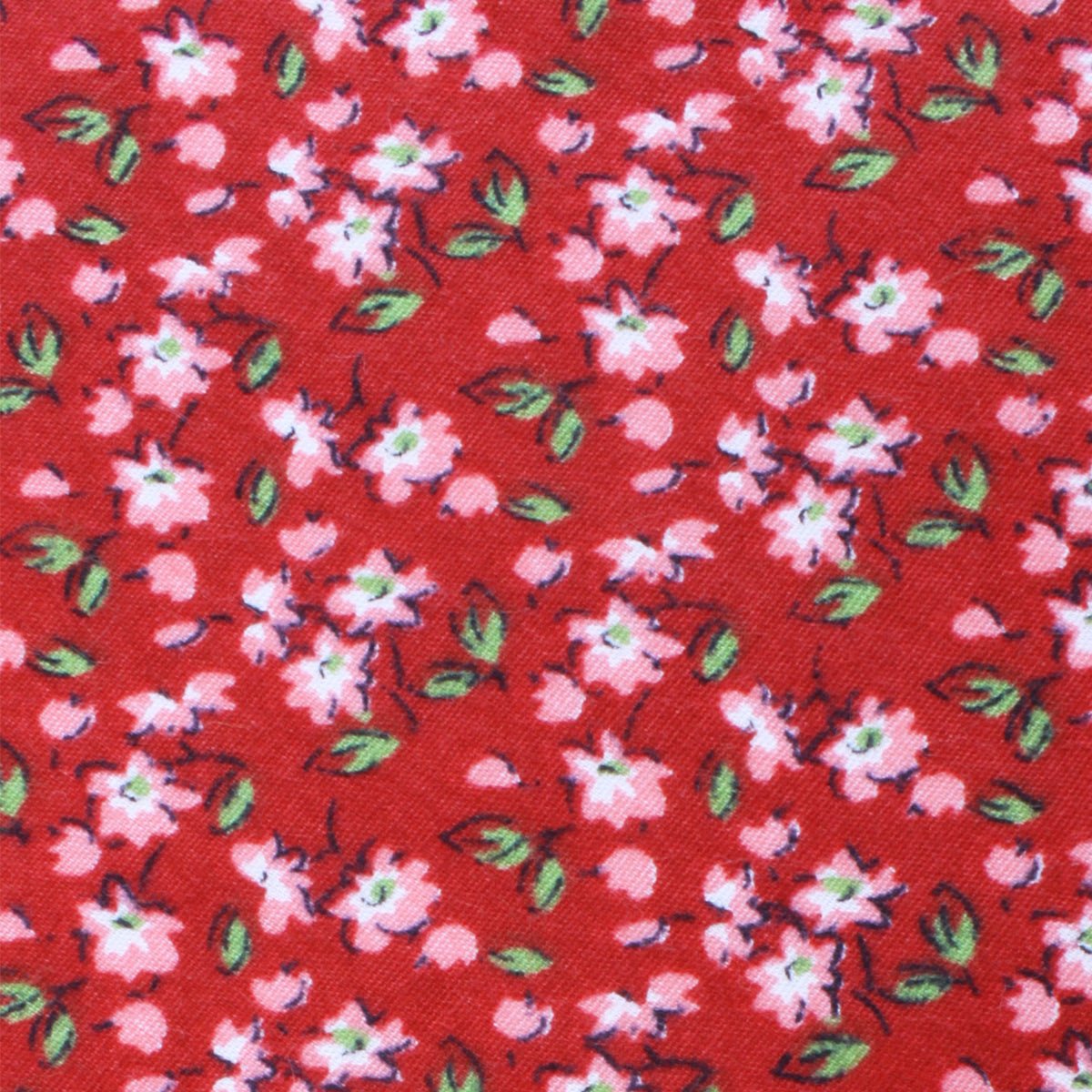 Cano Cristales Scarlet Floral Skinny Tie