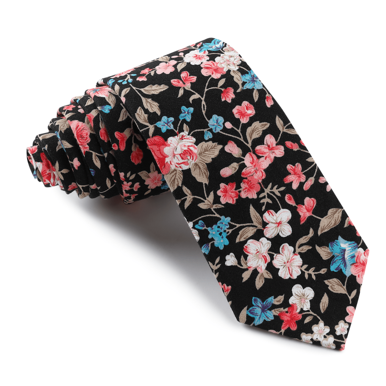 Milan Evening Floral Skinny Tie