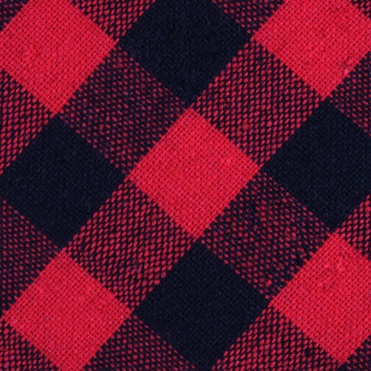 Red & Black Gingham Pocket Square