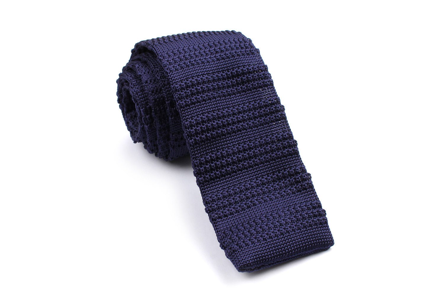 Dark Purple Knitted Tie