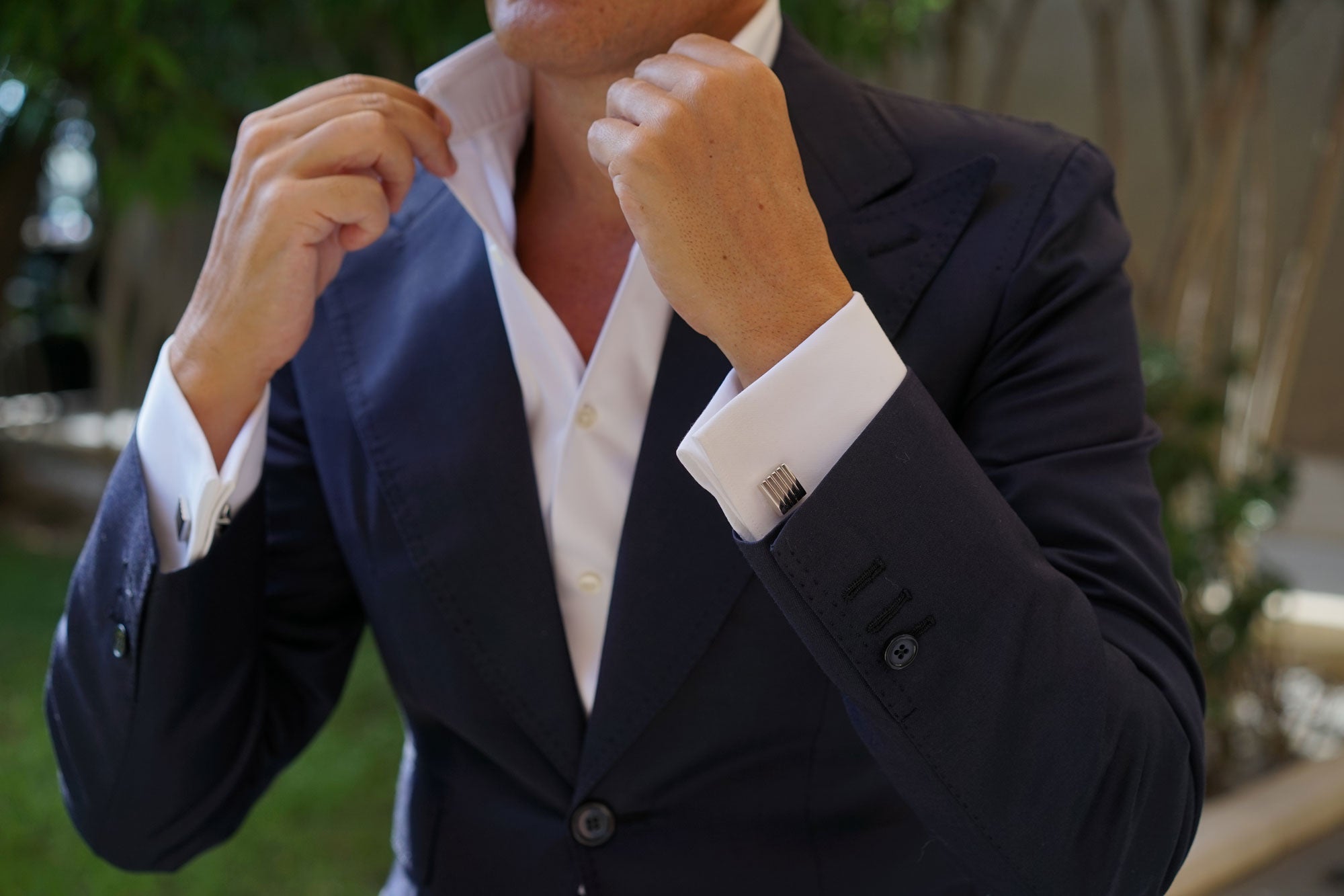 Silver Square Cufflinks