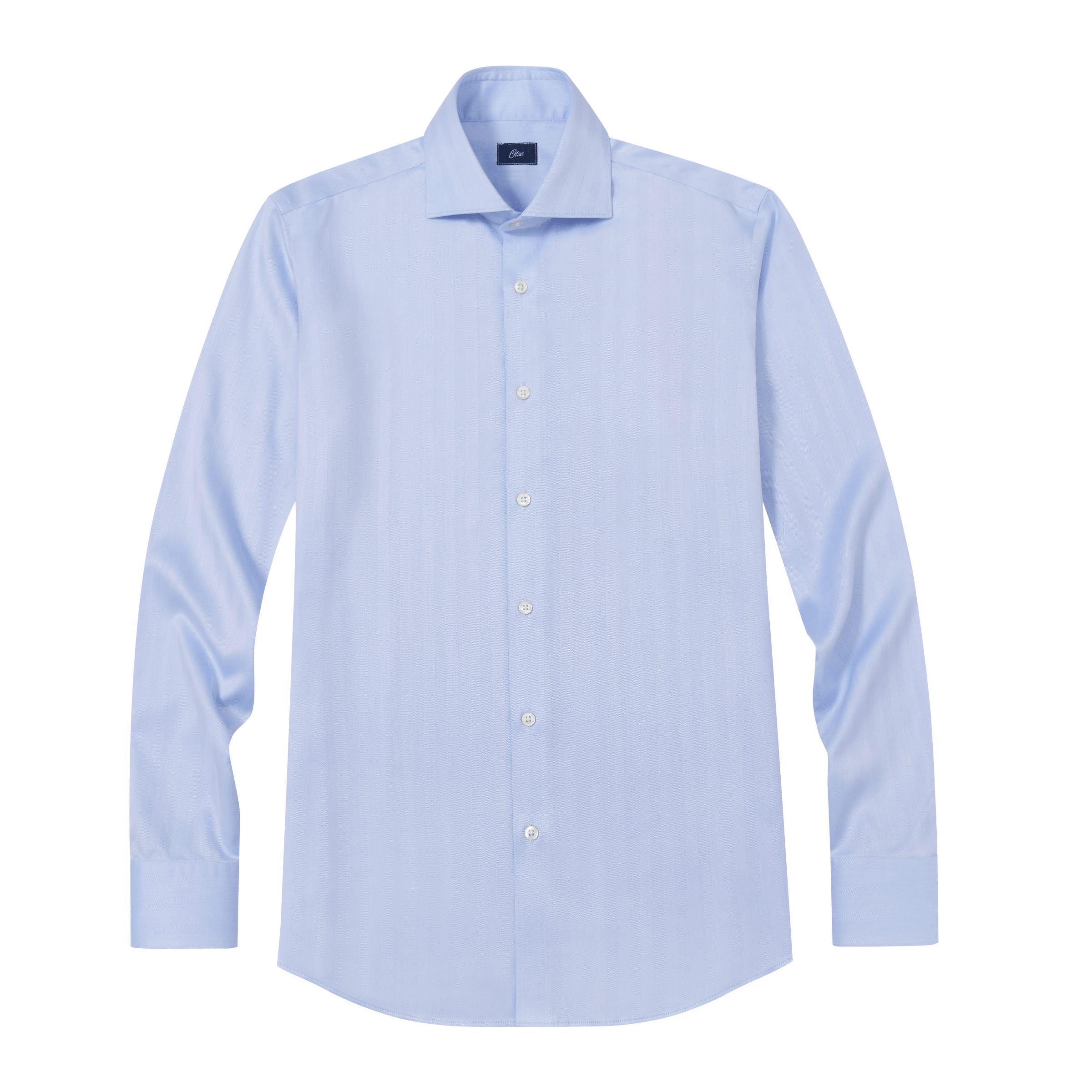 Lapaglia Blue Herringbone Lucious Non-Iron Shirt