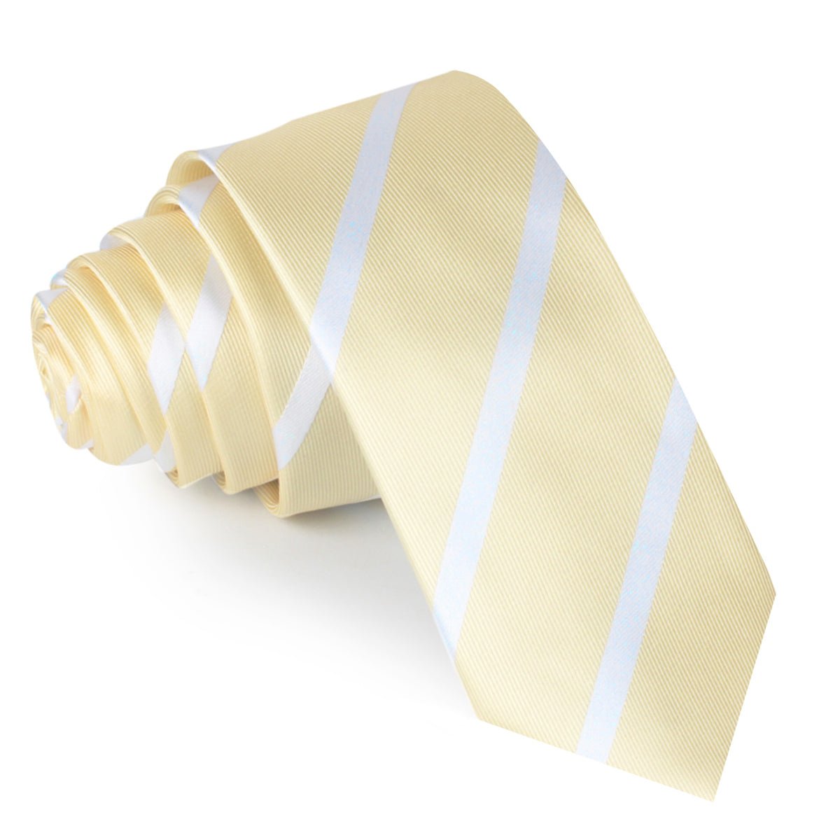 Champagne Stripe Skinny Tie