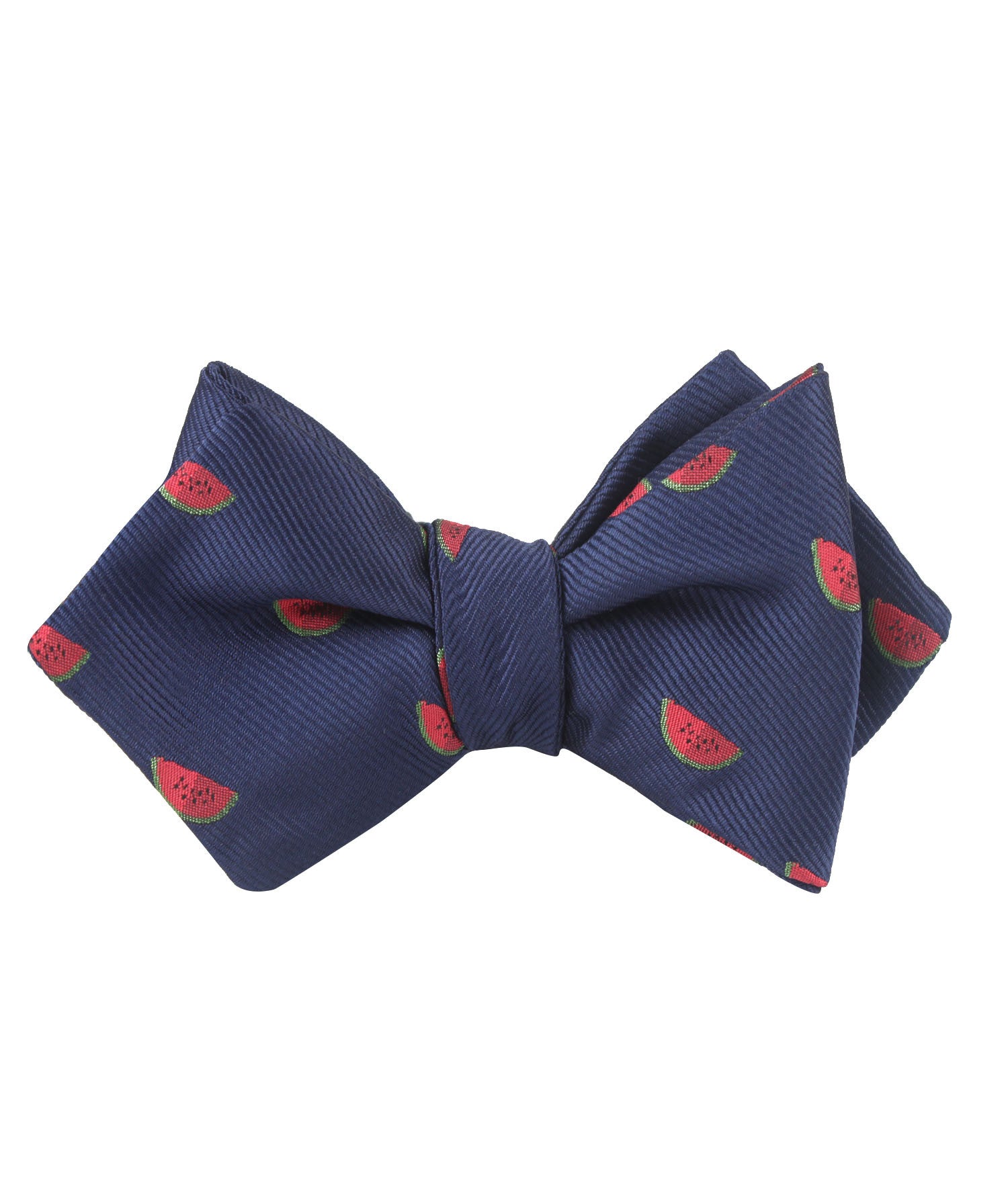 Watermelon Diamond Self Bow Tie