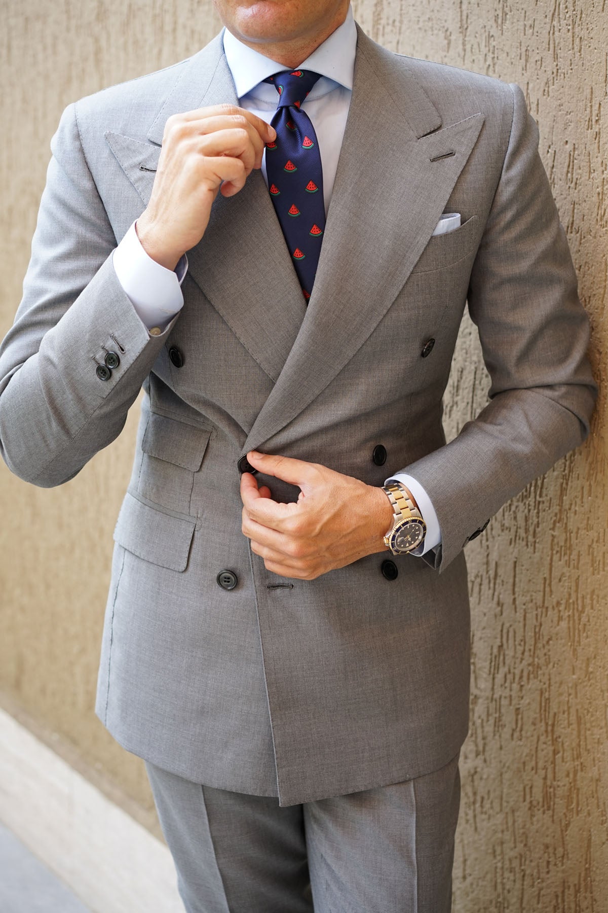 Watermelon Slice Skinny Tie