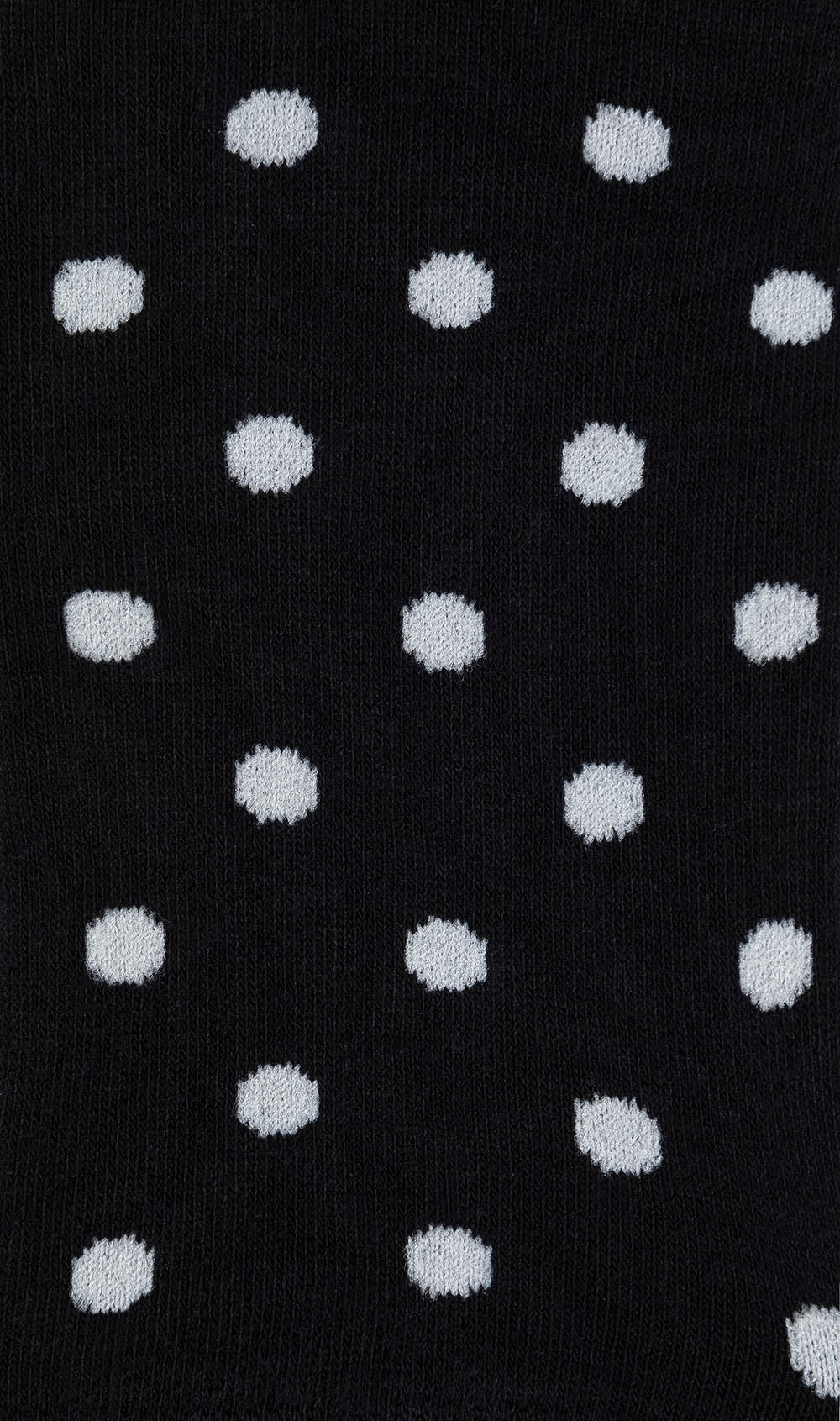 Bond Black White Polka Dot Low Cut Socks