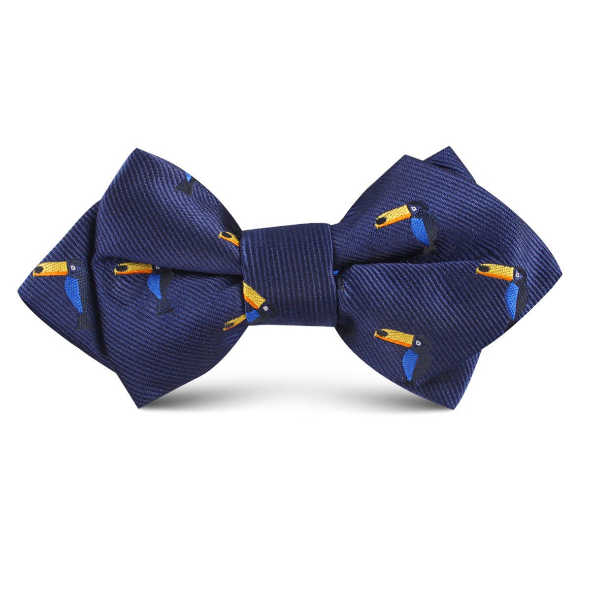 Toucan Bird Kids Diamond Bow Tie