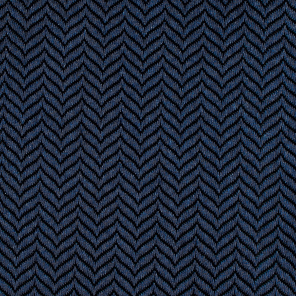 Indigo Blue Herringbone Skinny Tie