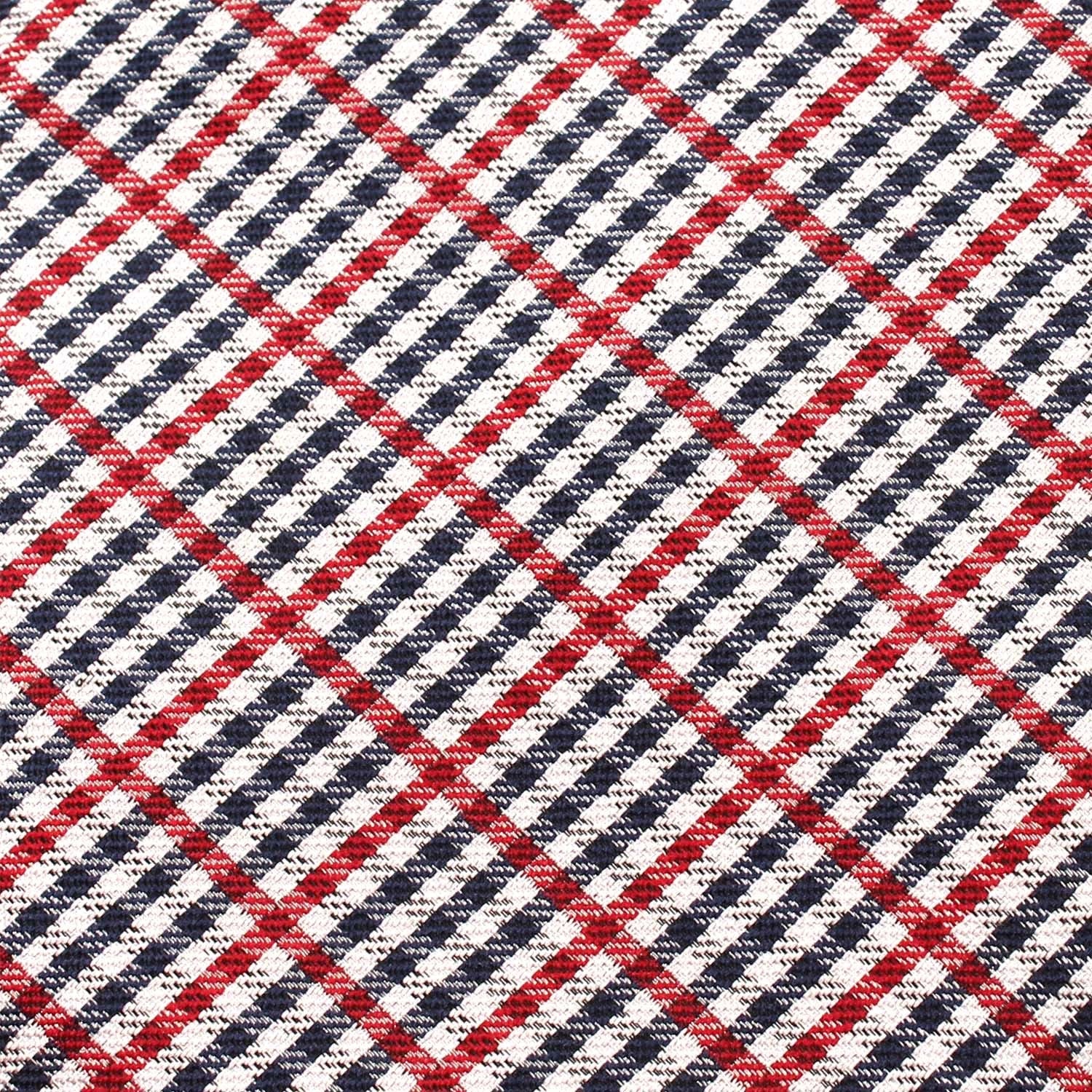 Crimson Gingham Kids Diamond Bow Tie