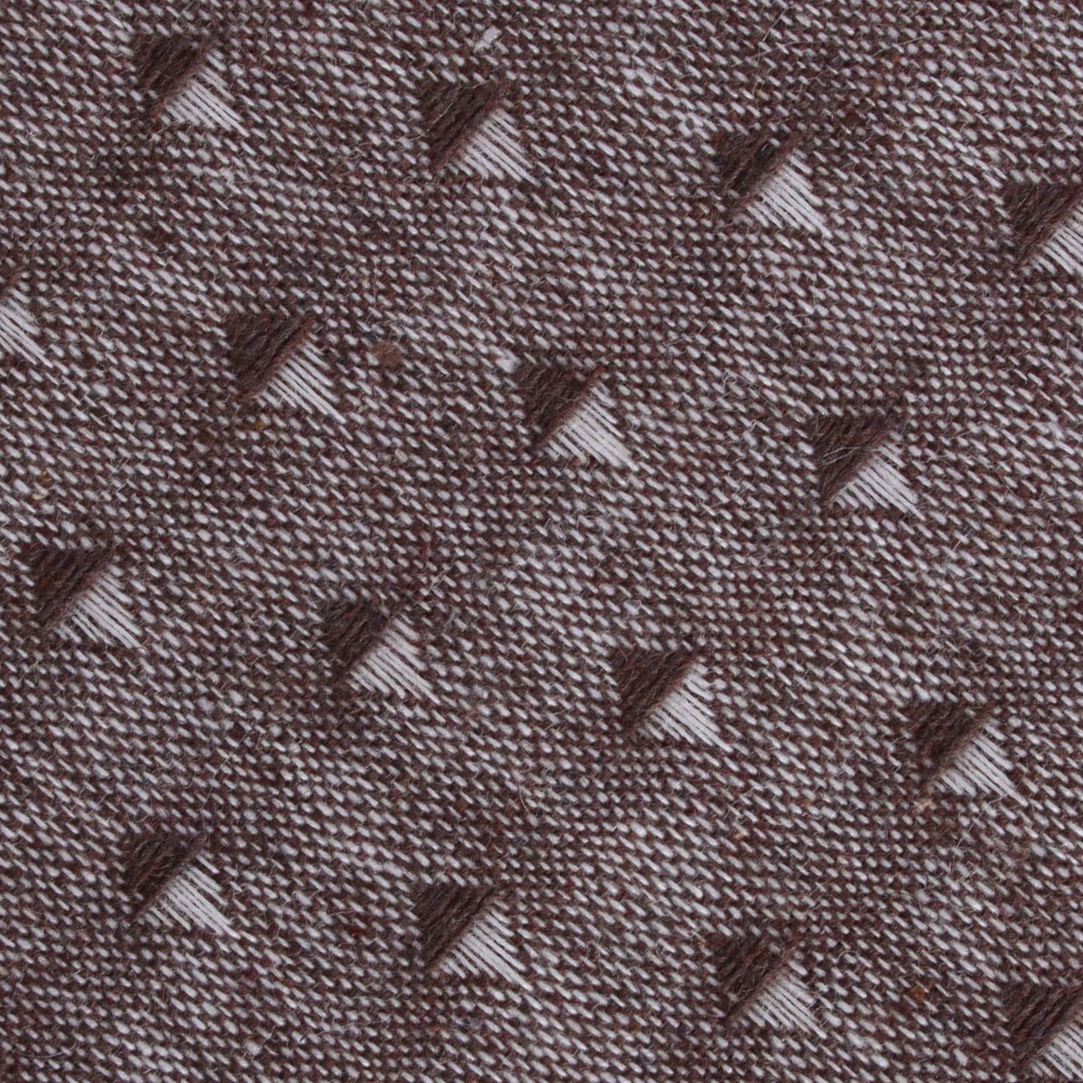 Inception Brown Linen Pocket Square