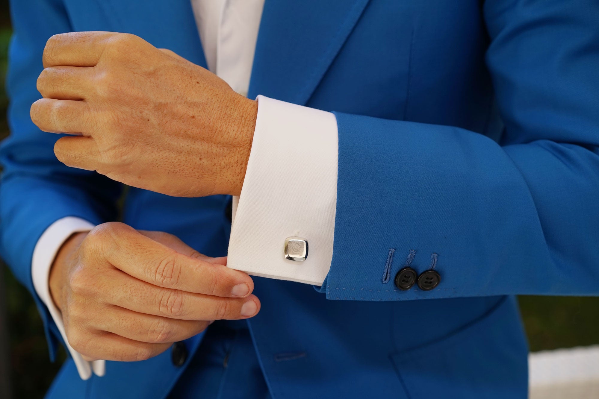 Simmons Silver Cufflinks