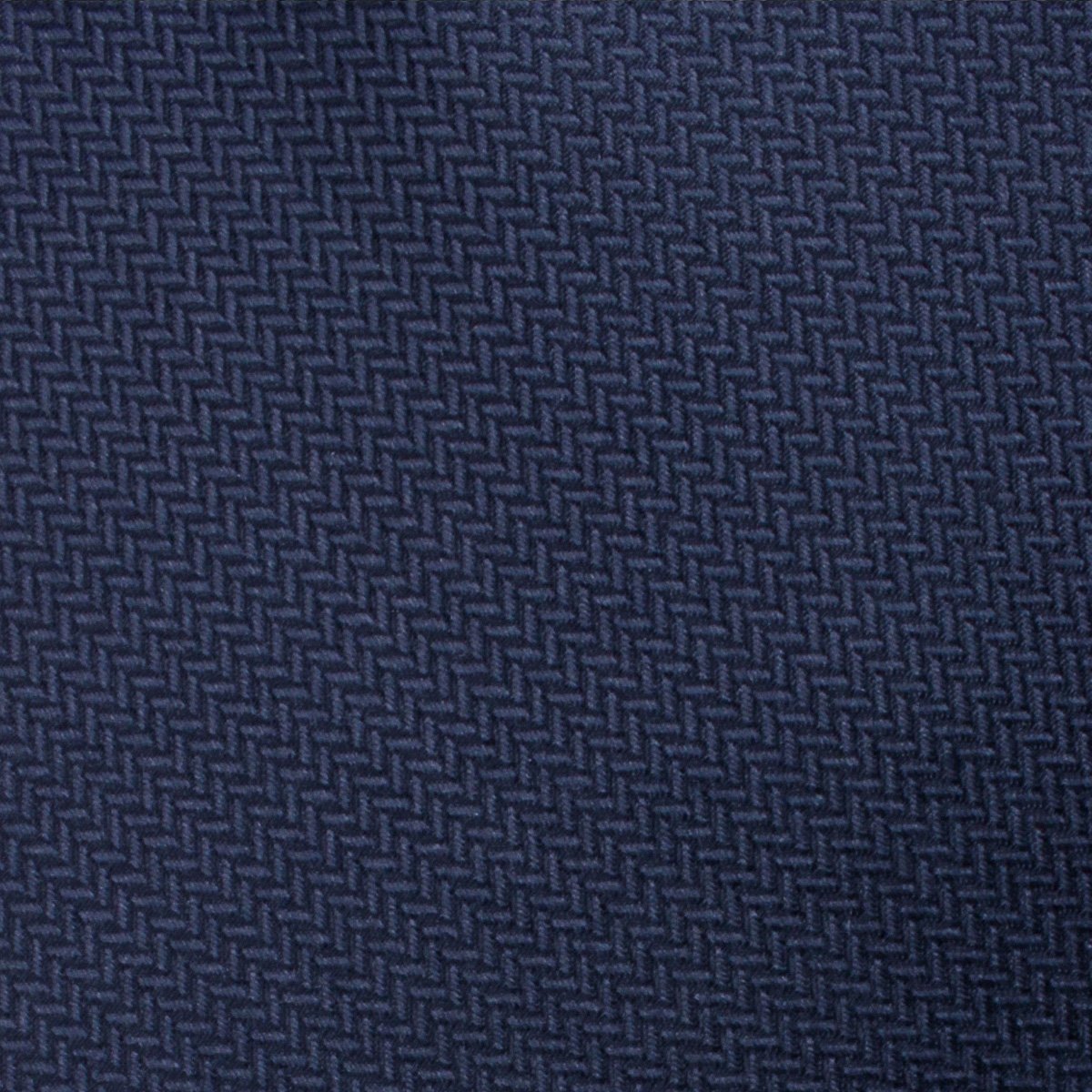 Fabric Swatch (Y049) - Navy Blue Diagonal Herringbone