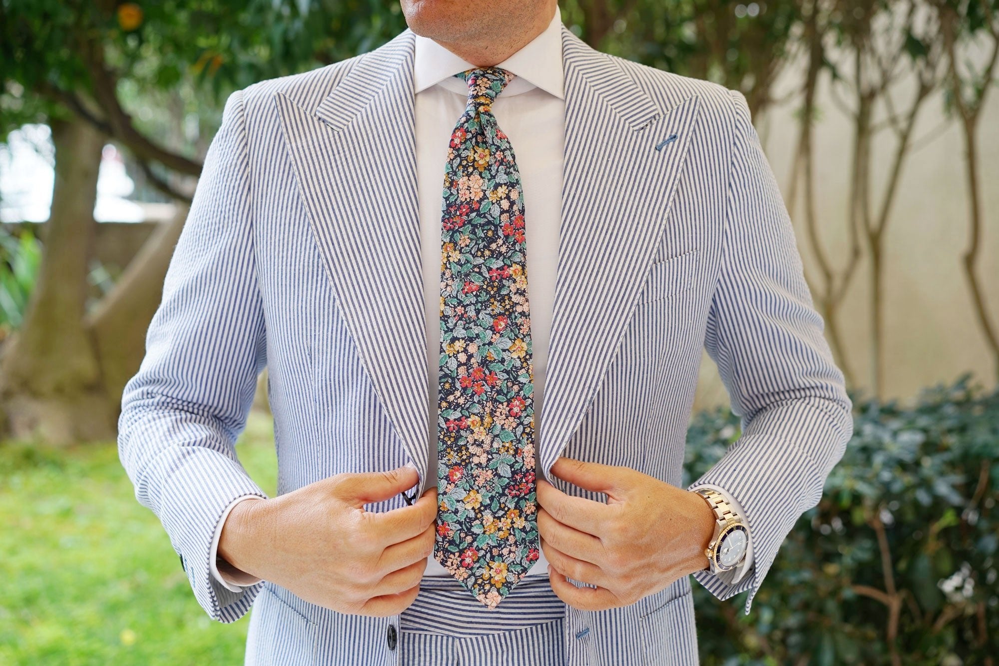 Stura Di Lanzo Floral Necktie