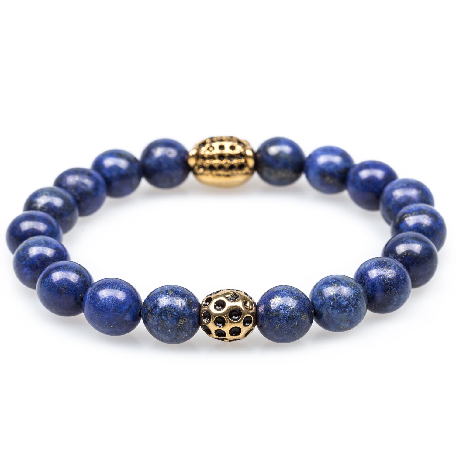 Lapis Lazuli Panther Warrior Bracelet