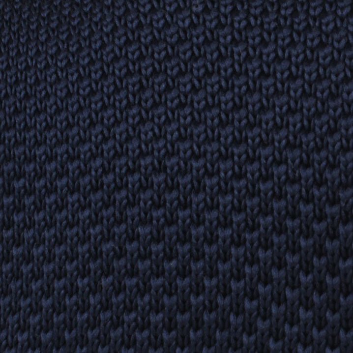 Lennox Navy Knitted Tie