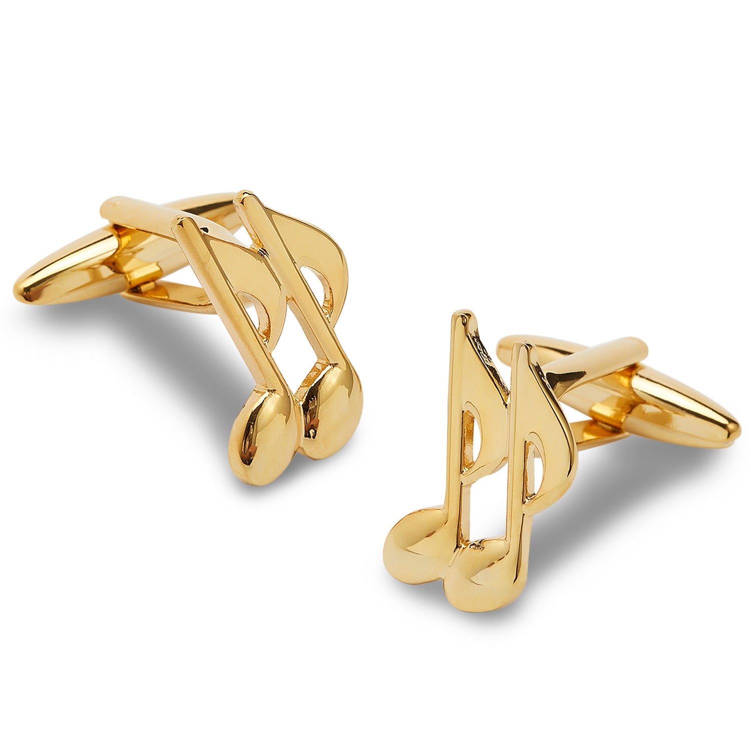 Golden Musical Notes Cufflinks