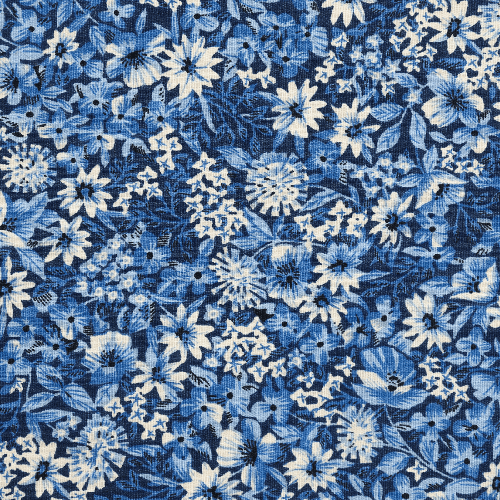 Arctic Azure Floral Tie