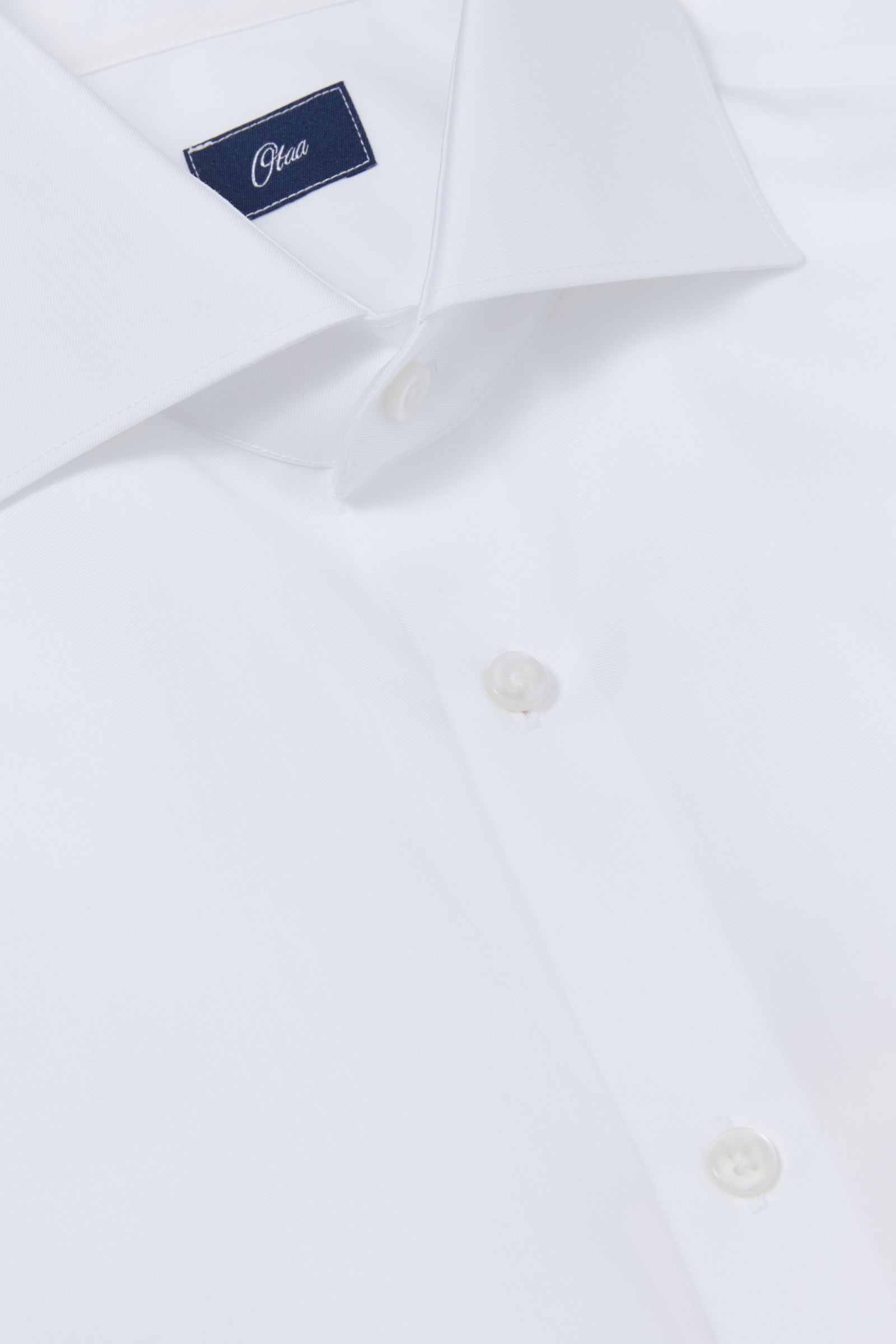 Walters White Twill French Cuff Shirt