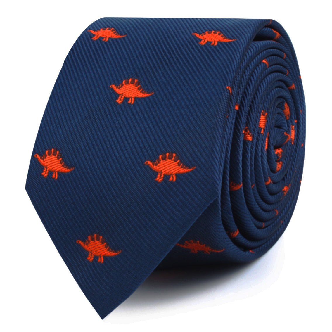 Stegosaurus Dinosaur Skinny Tie