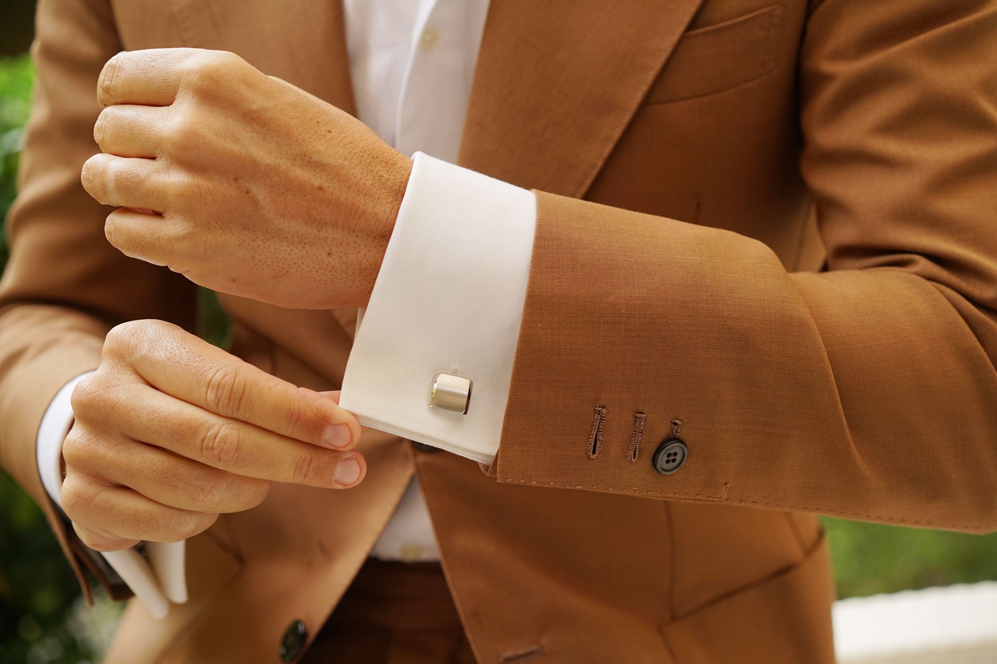 Attenborough Silver Cufflinks