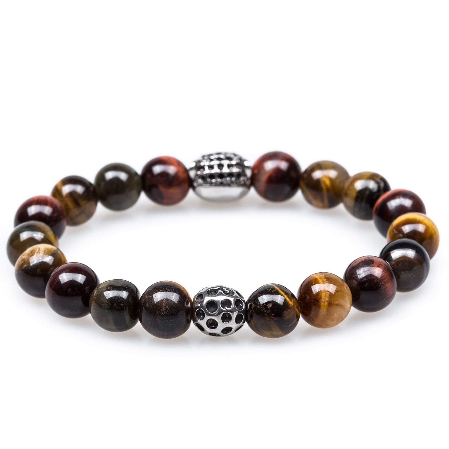 Lucius Black Panther Tiger's Eye Bracelet