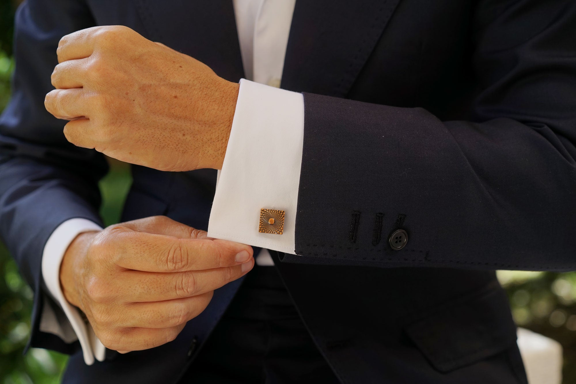 Bond Antique Copper Cufflinks