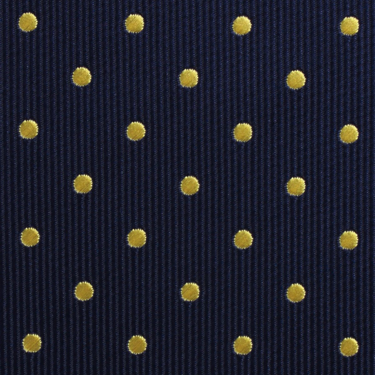 Mr Churchill Yellow Dots Skinny Tie