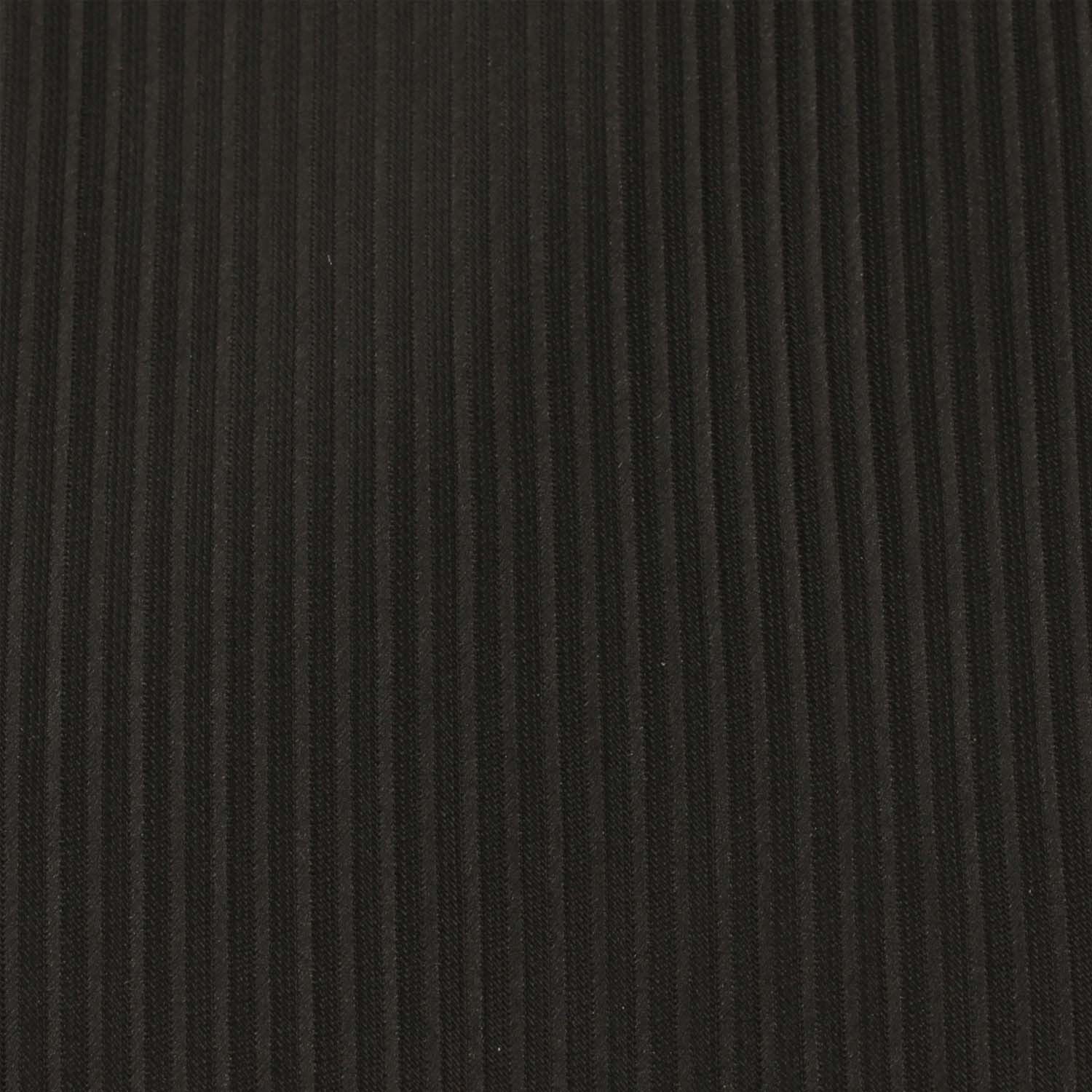 Jet Black Stripes Pocket Square