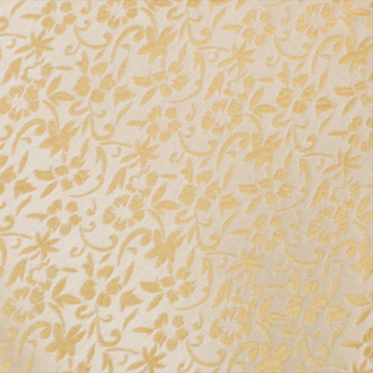 Fabric Swatch (Y017) - Canary Yellow Floral Fields