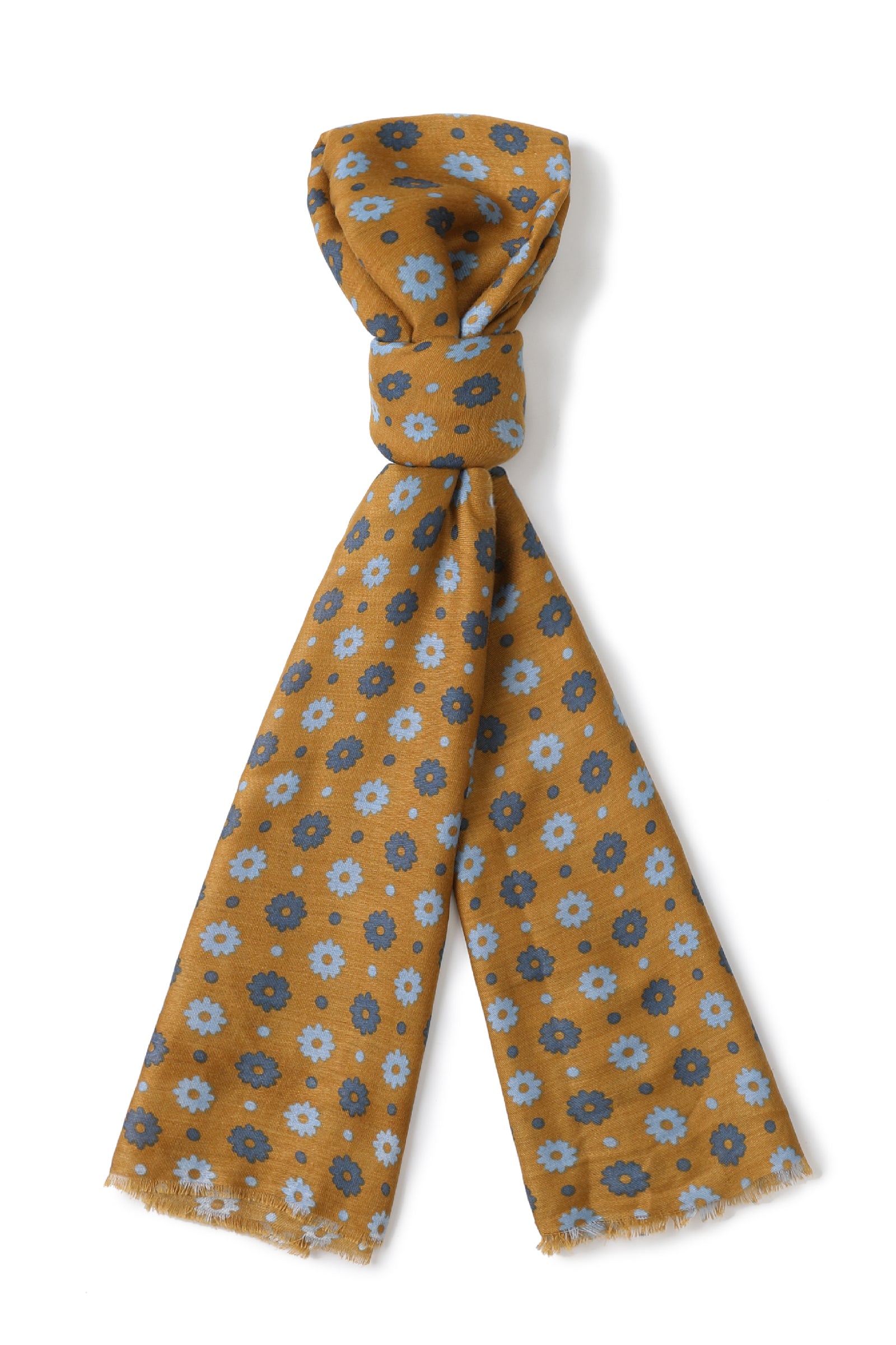 Midlands Mustard Floral Scarf