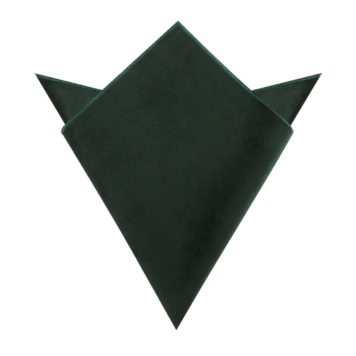 Bond Dark Green Bond Velvet Pocket Square