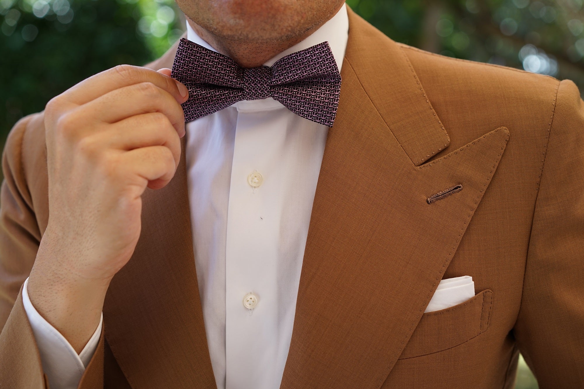 The Abacos Pink Anchor Bow Tie