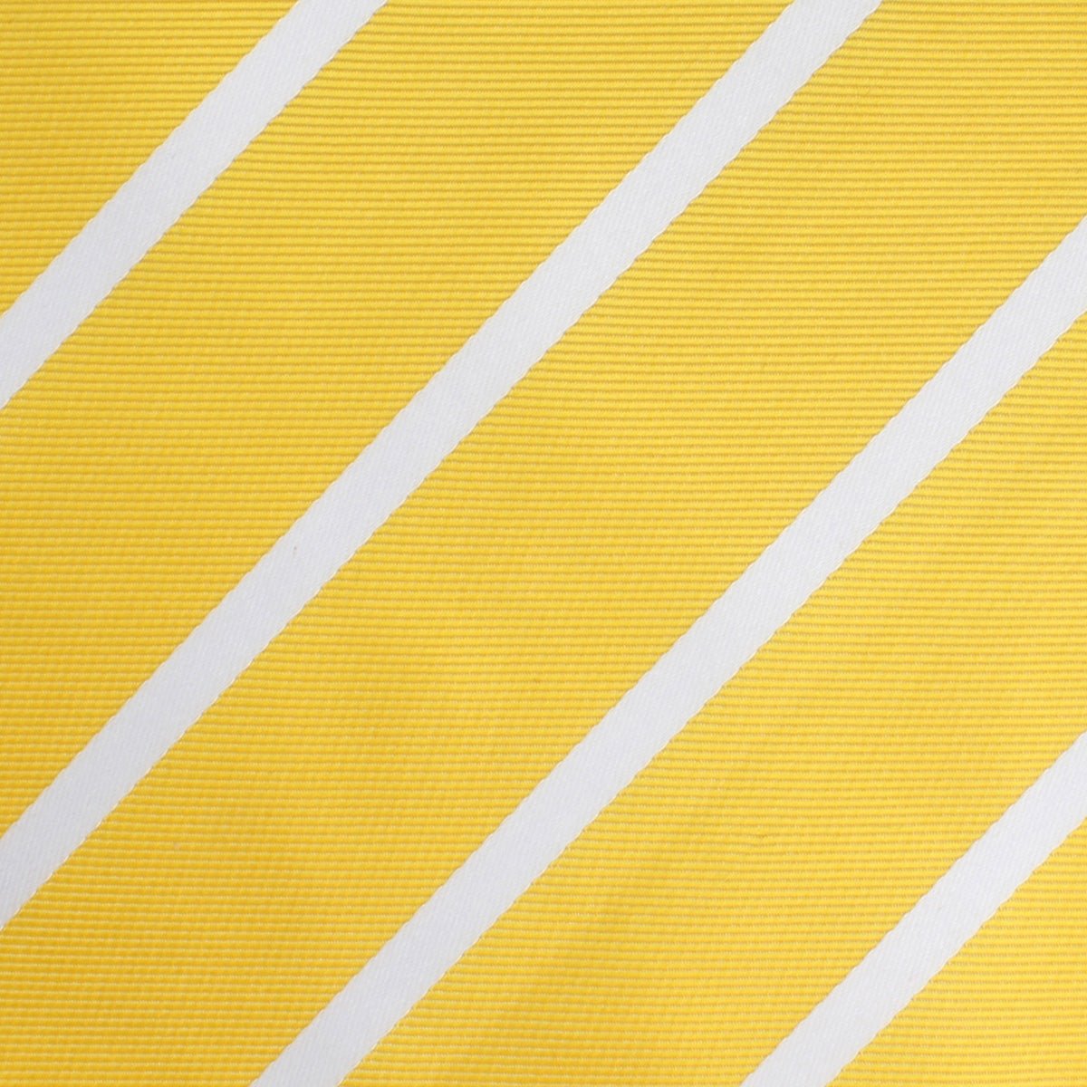 Yellow Striped Skinny Tie