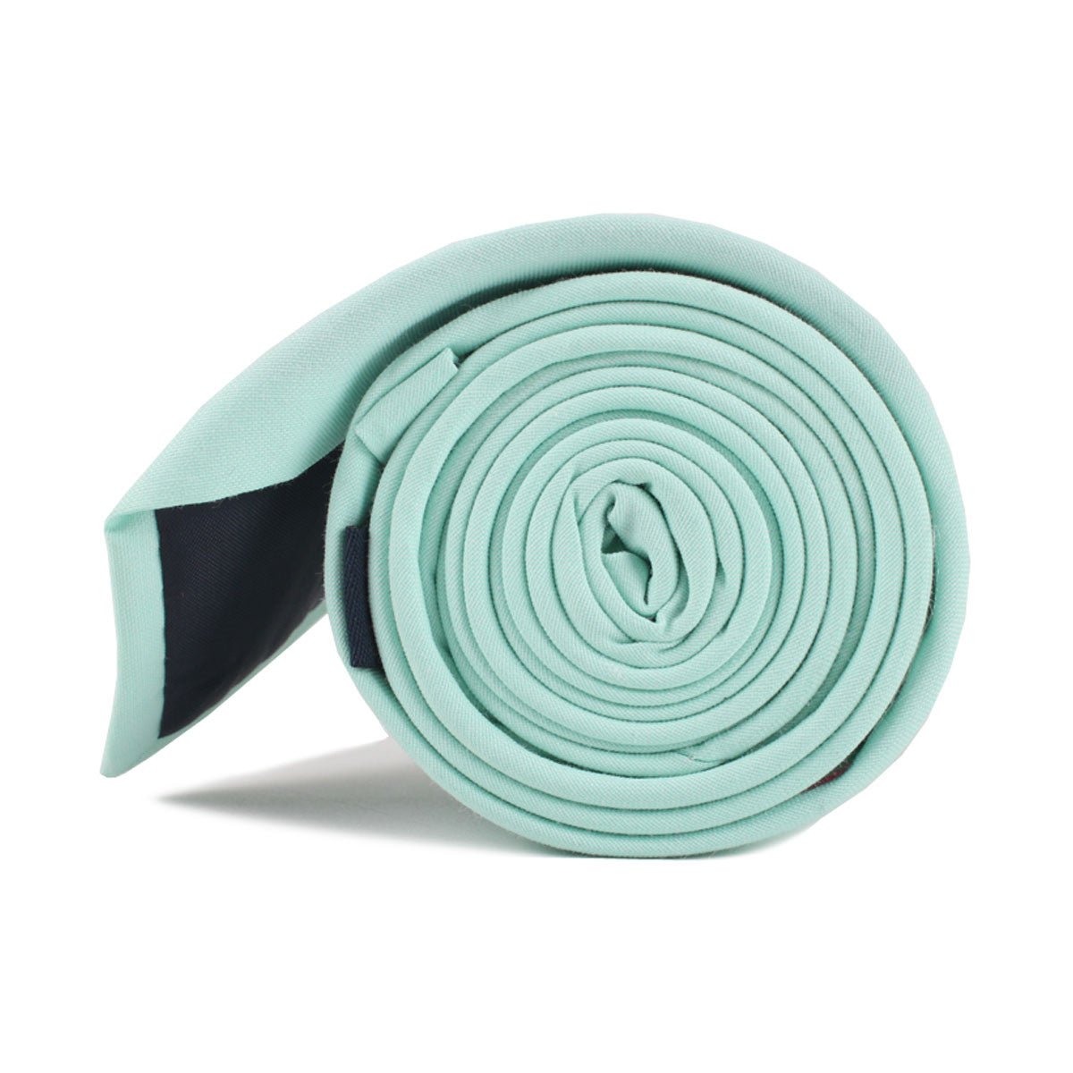 Mint Green Cotton Skinny Tie