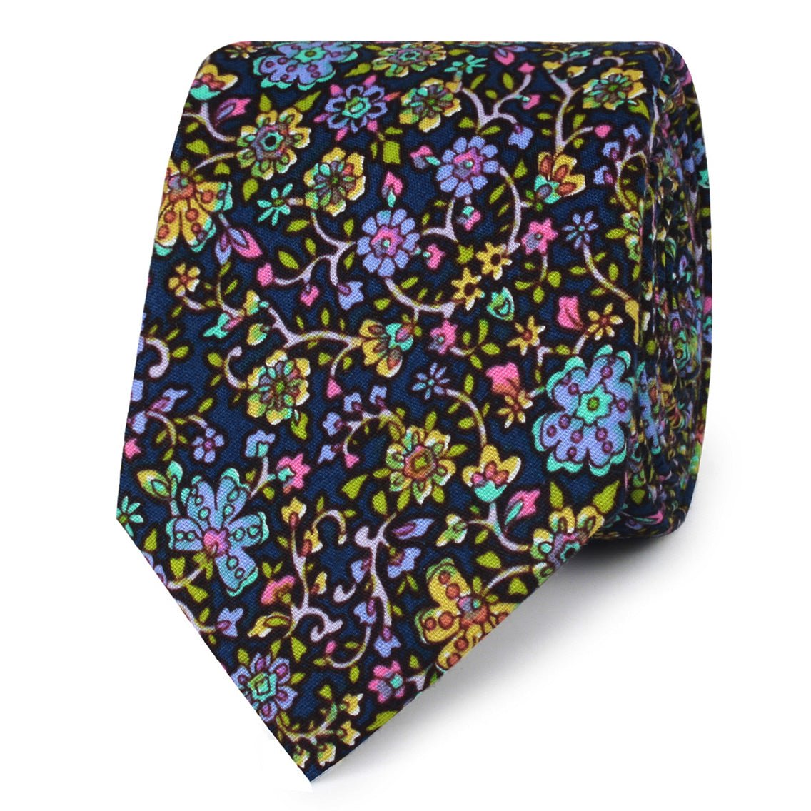 Tomba di Dante Floral Skinny Tie