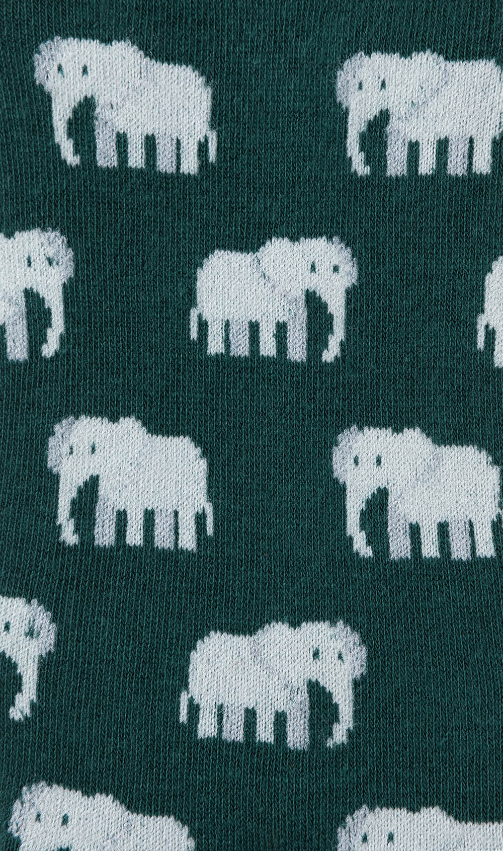 Jungle Elephant Low Cut Socks