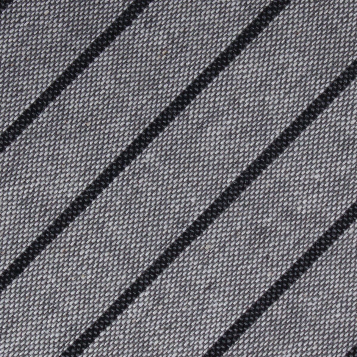 Ash Gray Pinstripe Self Bow Tie