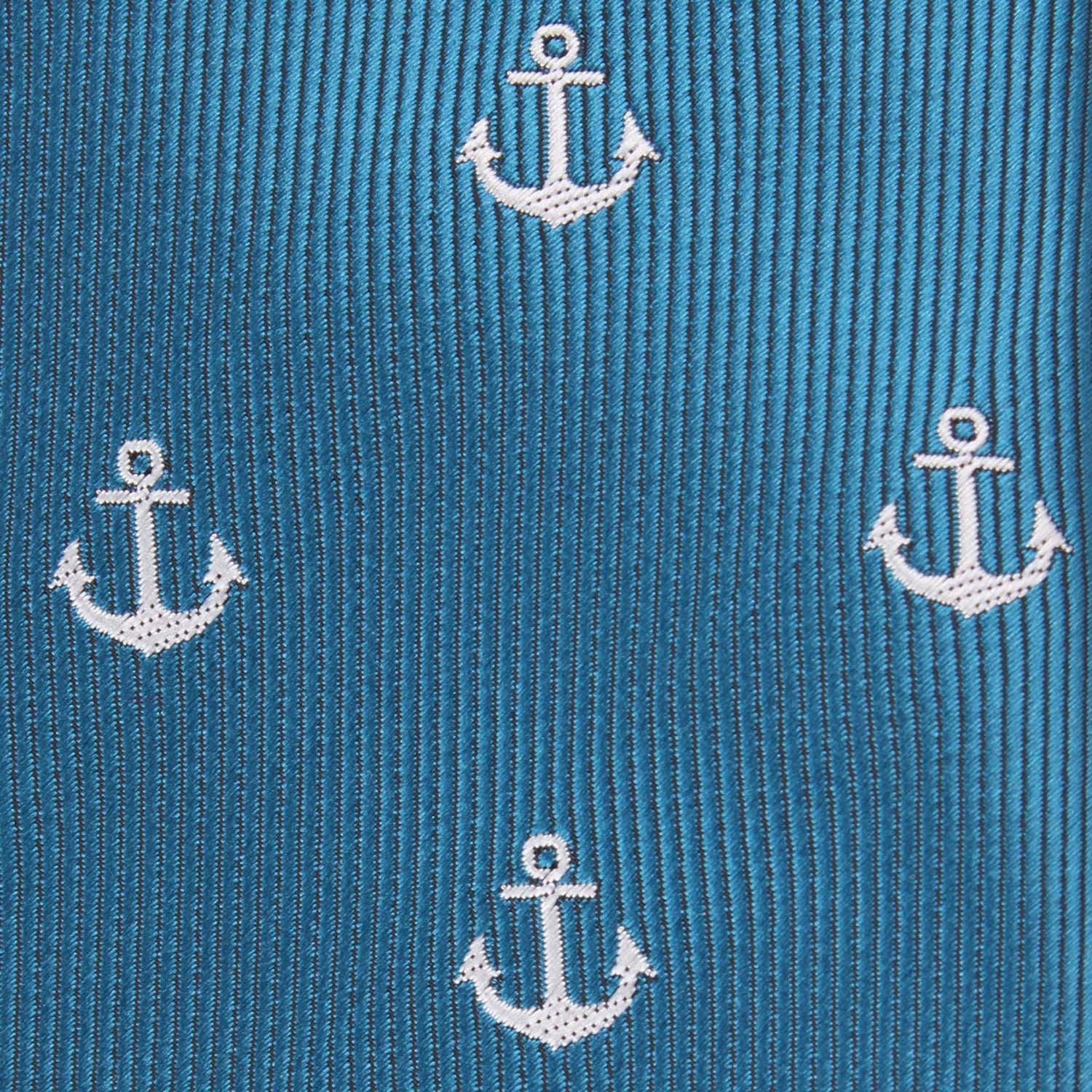 The OTAA Teal Blue Anchor Bow Tie