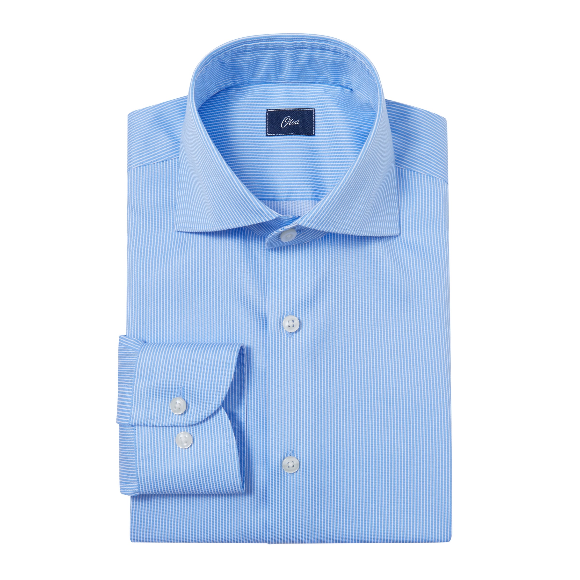 Washington White and Blue Twill Non-Iron Shirt